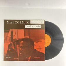 Malcolm X Speaks Again LP 1966 Grand Records picture