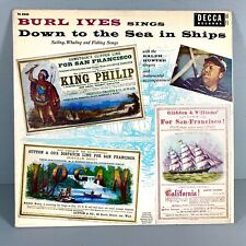 Burl Ives Sings Down to the Sea in Ships Vinyl LP ~ Decca Records  DL 8245 ~ VG+ picture