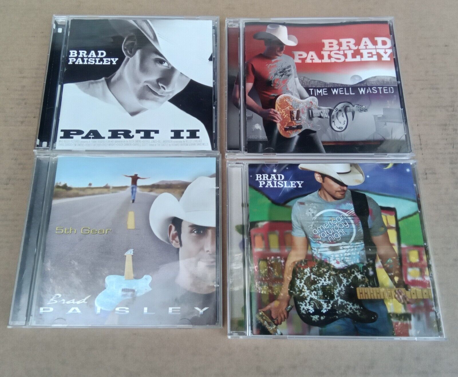 4x Lot of Brad Paisley CD's 💜💜 FREE FAST SHIPPING