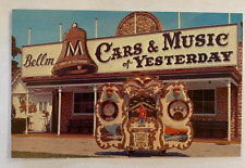 Vintage Postcard Bellm Cars & Music of Yesterday picture