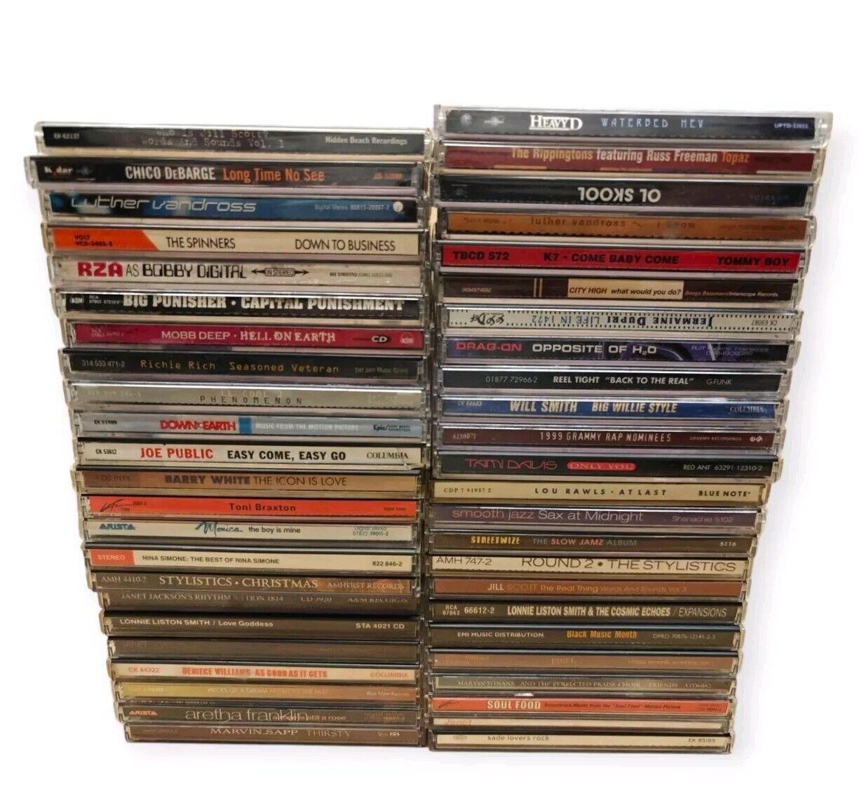 Vintage Mixed Lot 47 CDs R&B Soul Hip Hop Gospel Blues 80s 90s 00s Compact Discs