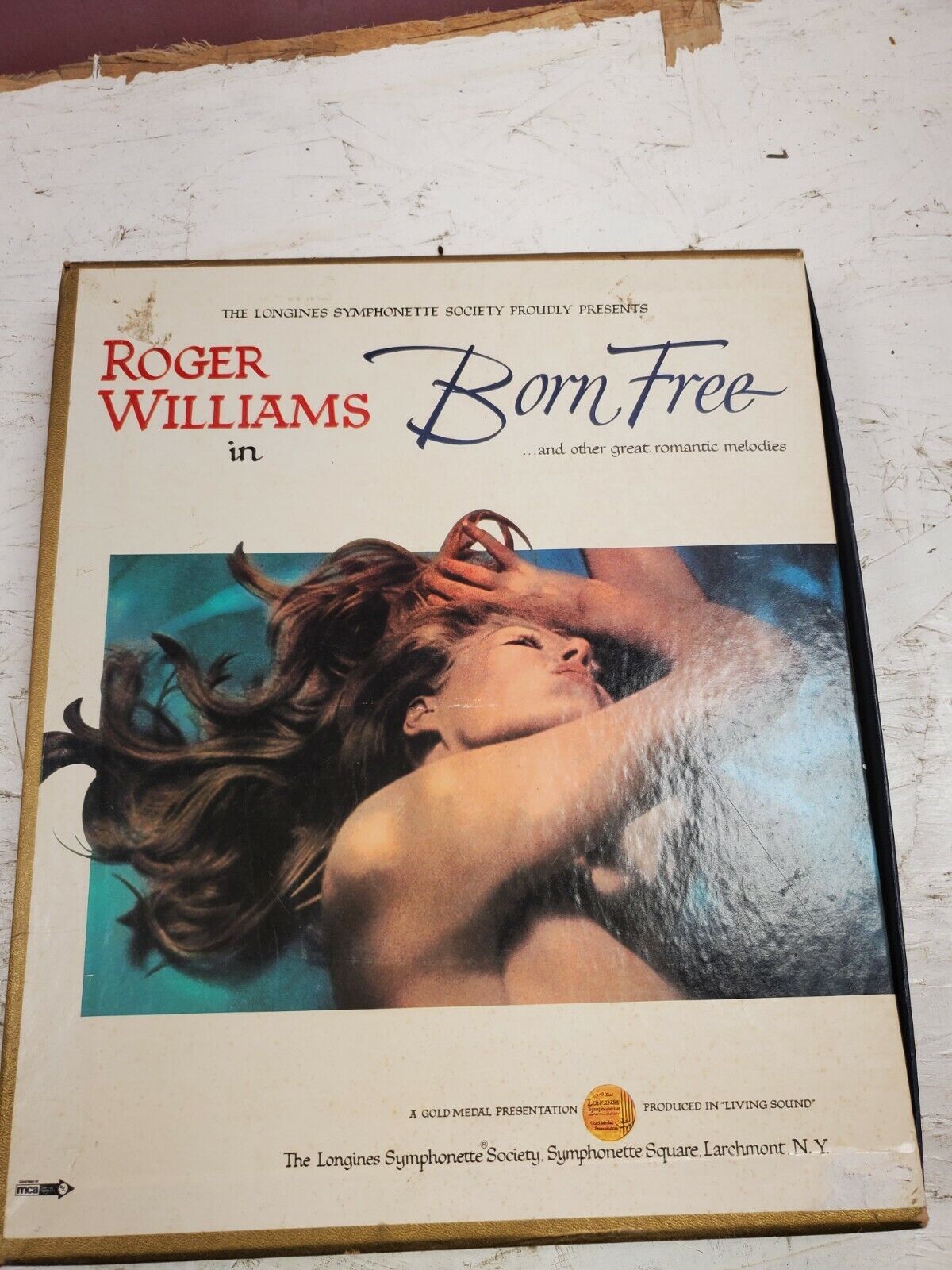 Rare HTF Roger Williams Born Free 4 8 Track Box Set (dd) (c311)