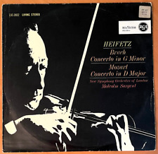 RCA LSC 2652 LIVING STEREO 1963 LP HEIFETZ Bruch Mozart Concertos GERMANY NM- picture