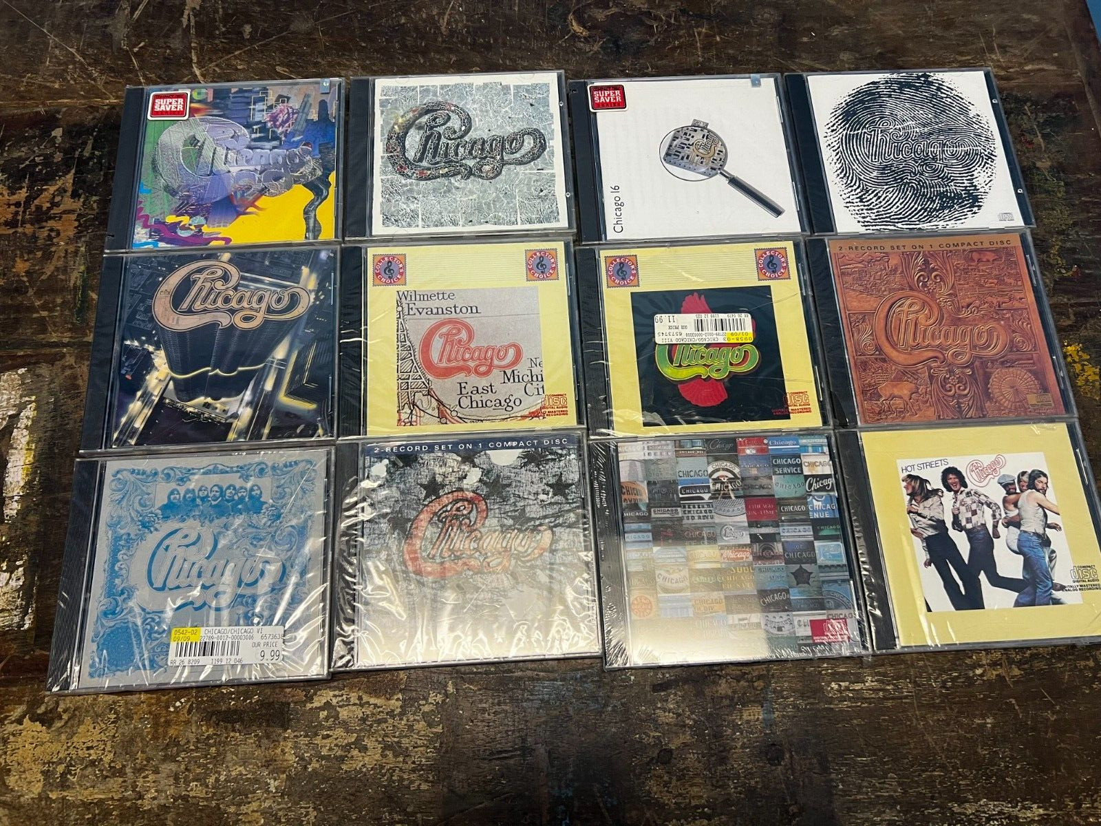 Lot of 12 NEW SEALED Chicago CDs (Hot Streets, III, VI, VII, VIII, XI, 13...)