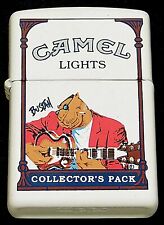 Zippo Camel 1997 BUSTAH Z 271 COLLECTORS PACK 150 Made WHITE MATTE  Guitar  picture