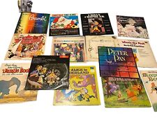 Walt Disney Record LOT OF 14 Vinyl LP's Vintage Disneyland Children's * picture