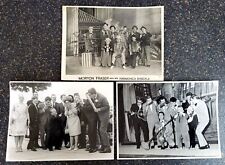 3 x Morton Fraser & His Harmonica Rascals Gang Photographs , 1 Signed picture
