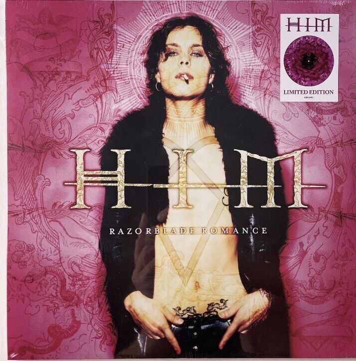 HIM - Razorblade Romance LP Ghostly Pink Vinyl LIMITED EDITION REISSUE NEW