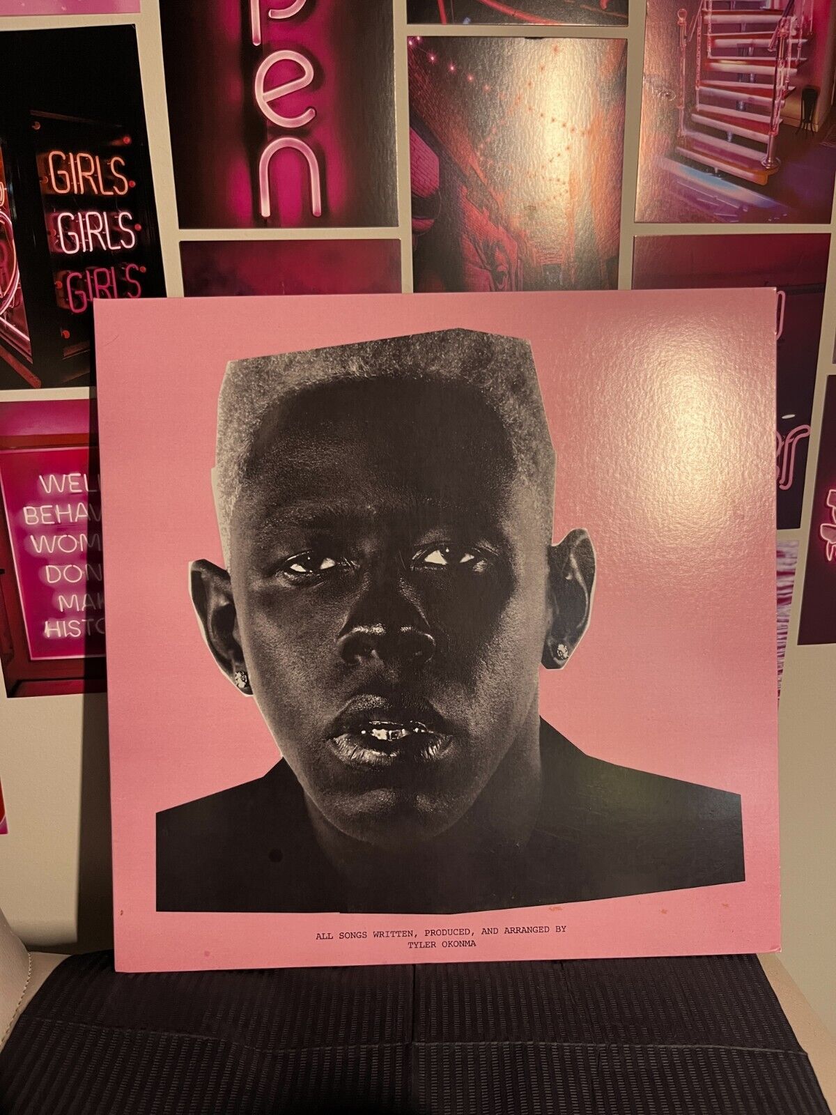 IGOR Vinyl Record by Tyler the Creator 2019 Pink/Black Record Cover