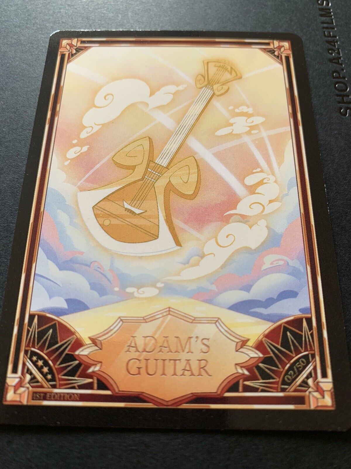 Hazbin Hotel Trading Card - ADAM'S GUITAR Ultra Rare 02/50 - 1st Edition