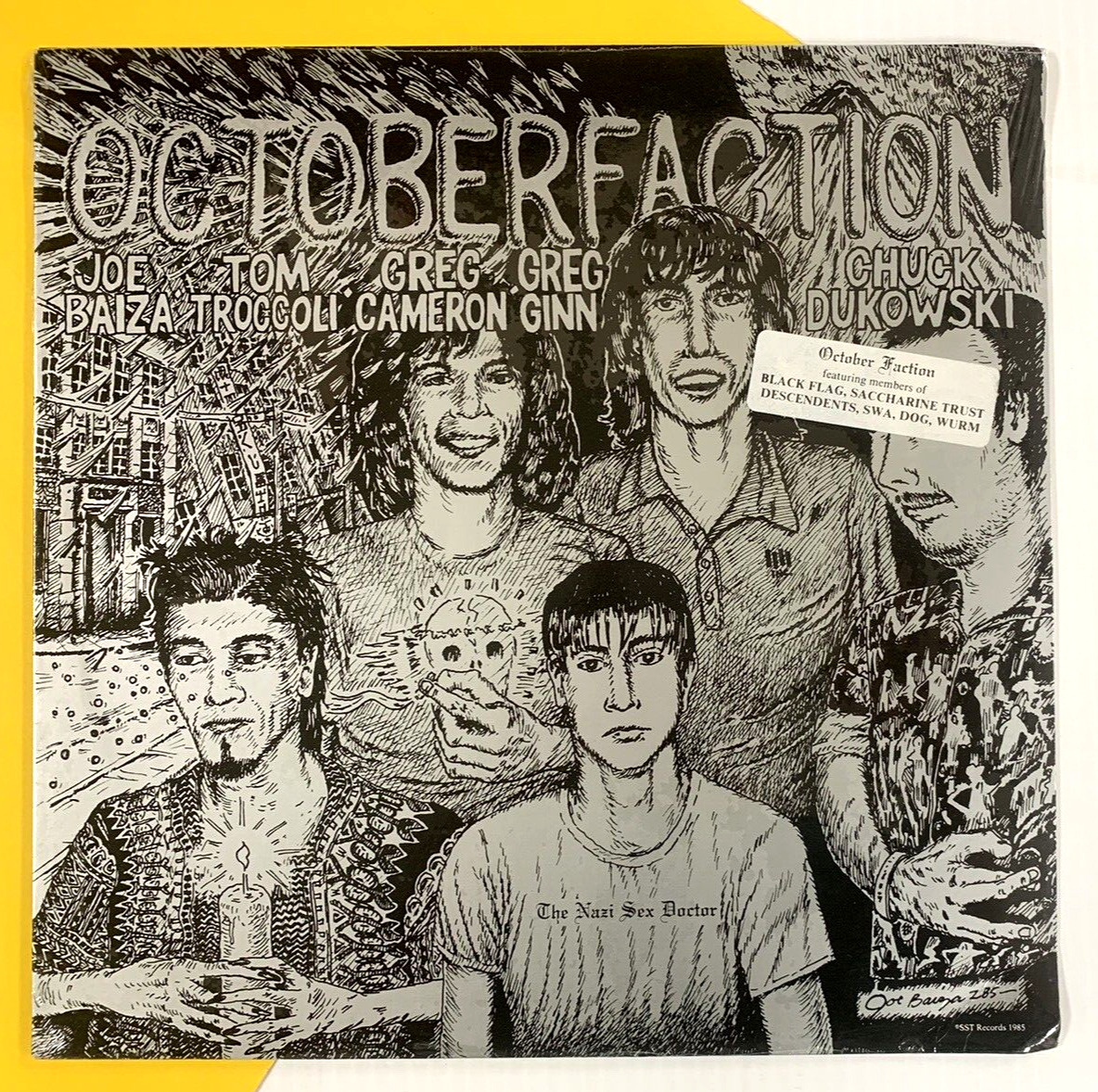 OCTOBER FACTION (1985) SST LP BRAND NEW *Vintage old stock, STILL SEALED* ML 393