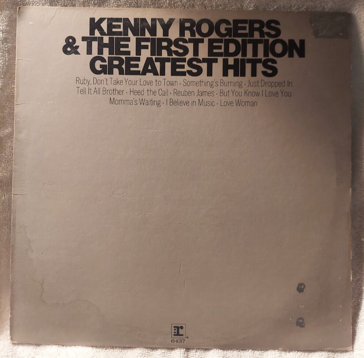 Kenny Rogers & The First Edition Greatest Hits/ Vinyl,LP ✨FAST,FREE SHIP✨VG+/VG