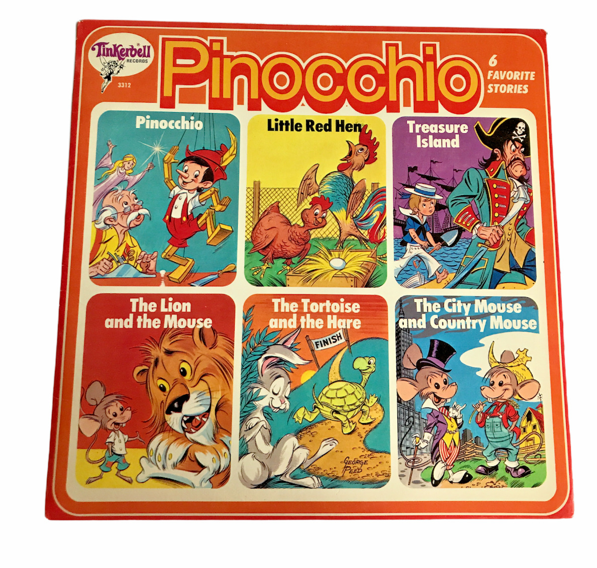 Vintage Pinocchio Vinyl Record 12\