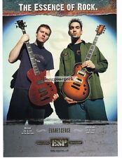 2004 ESP Electric Guitar WILL BOYD, JOHN LeCOMPT of Evanescence VINTAGE Print Ad picture