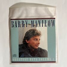 Barry Manilow - Greatest Hits Volume 1 CD with vinyl sleeve picture