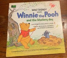 Walt Disney Presents Winnie The Pooh And The Blustery Day Vinyl Record + Book picture
