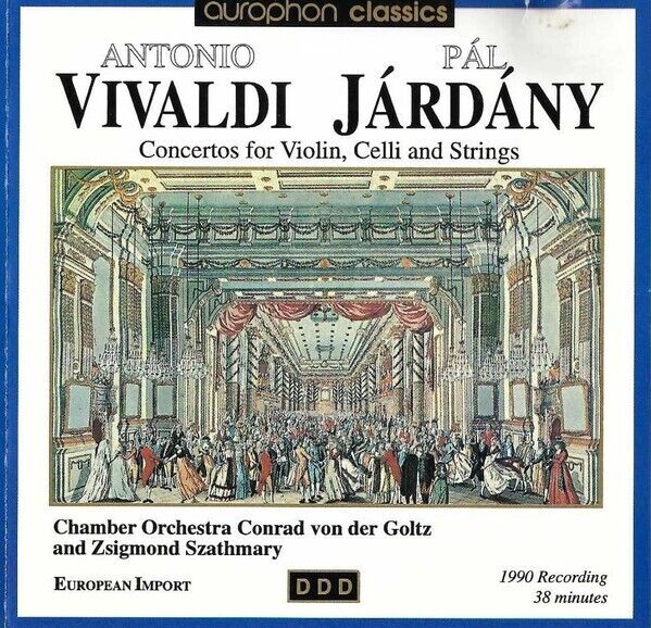 Aurophon Classics Antonio Vivaldi Pal Jardany CD 1993
