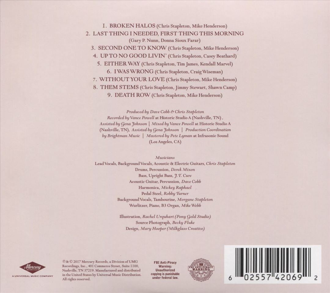 CHRIS STAPLETON - FROM A ROOM: VOLUME 1 NEW CD