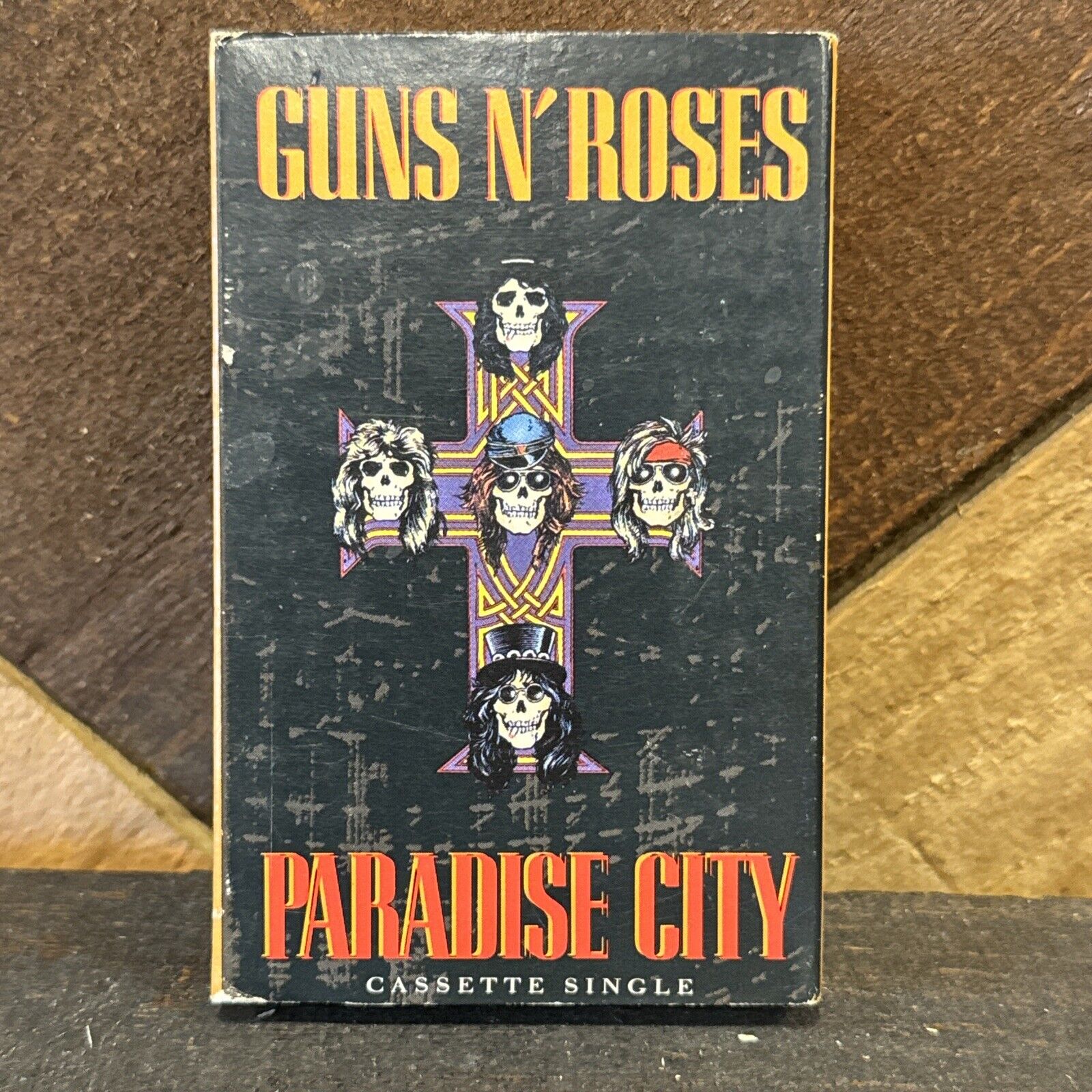 Guns N\' Roses - Paradise City Cassette Single Cardboard Sleeve Geffen (1987)