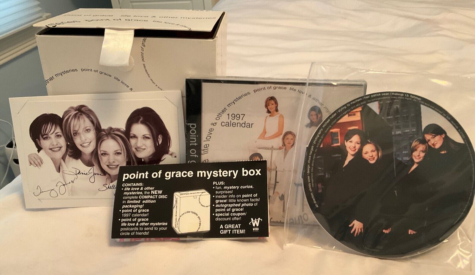 Lot of Point of Grace Christian Music/Memorabilia - CDs Books DVDs Signed Photos