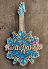 2012 North Dakota Blue Snowflake Guitar Destination Imagination DI Trading Pin picture