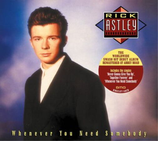 Rick Astley Whenever You Need Somebody (CD) Album (UK IMPORT)