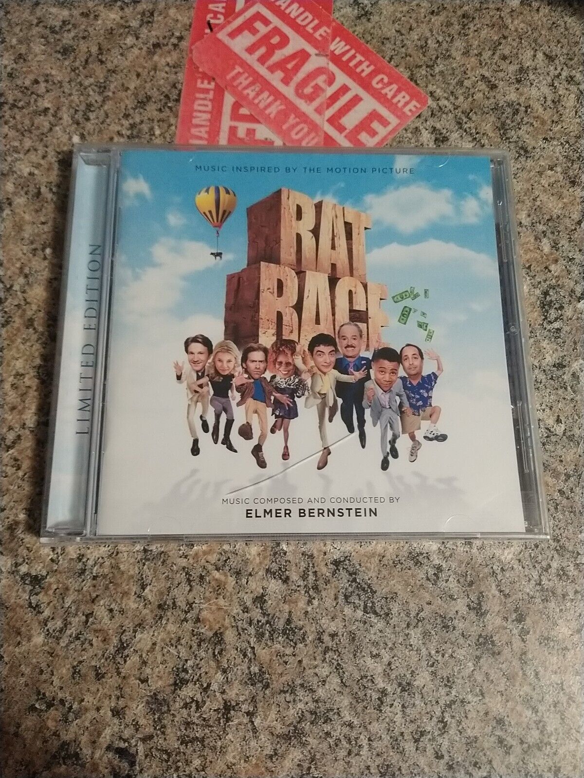 Rat Race Soundtrack Elmer Berstein (CD, 2023, LIMITED OF 1000) SEALED CASE CRACK