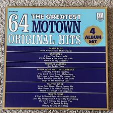 Vintage The Greatest Motown Original Hits 4 Record Set - 64 Songs, Great Shape picture