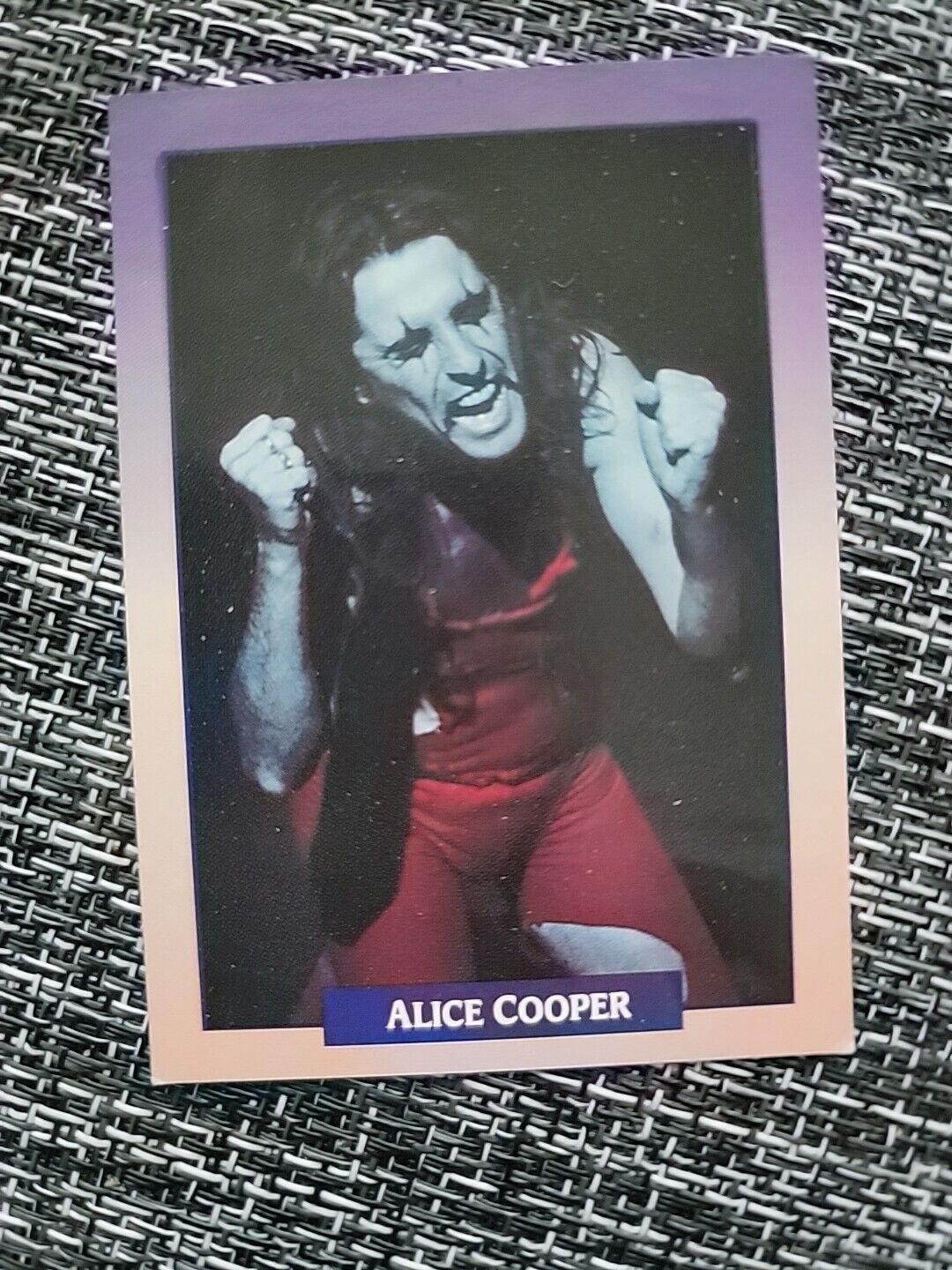 ALICE COOPER  ROOKIE VINTAGE ROCK CARDS 1991 