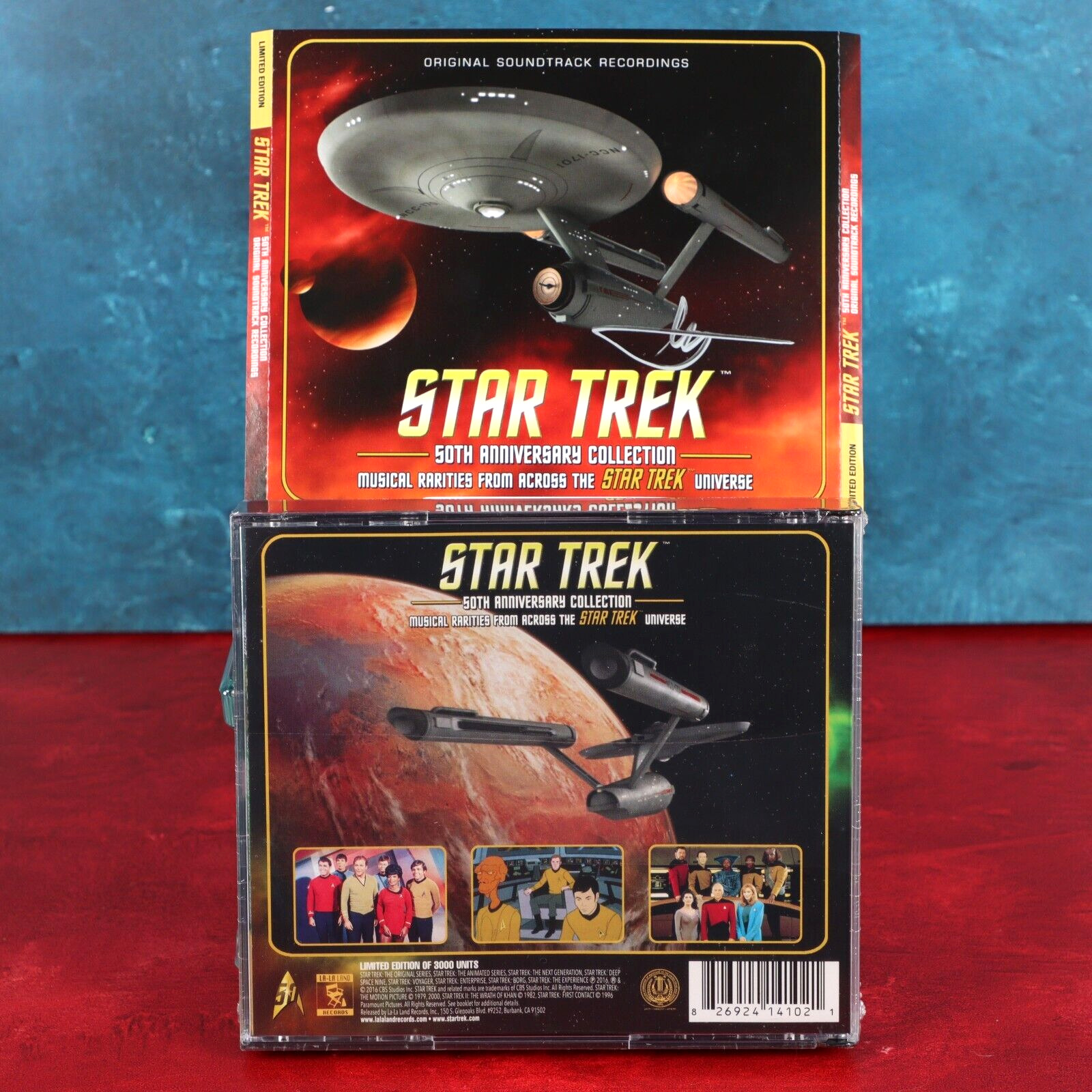 Star Trek 50th Anniversary Collection 4-CD Autographed La-La Land LE 3000 Sealed