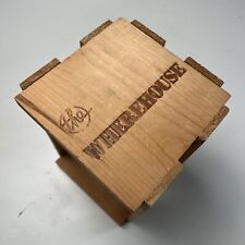 The Wherehouse Wooden Crate Storage for Cassette Tapes picture