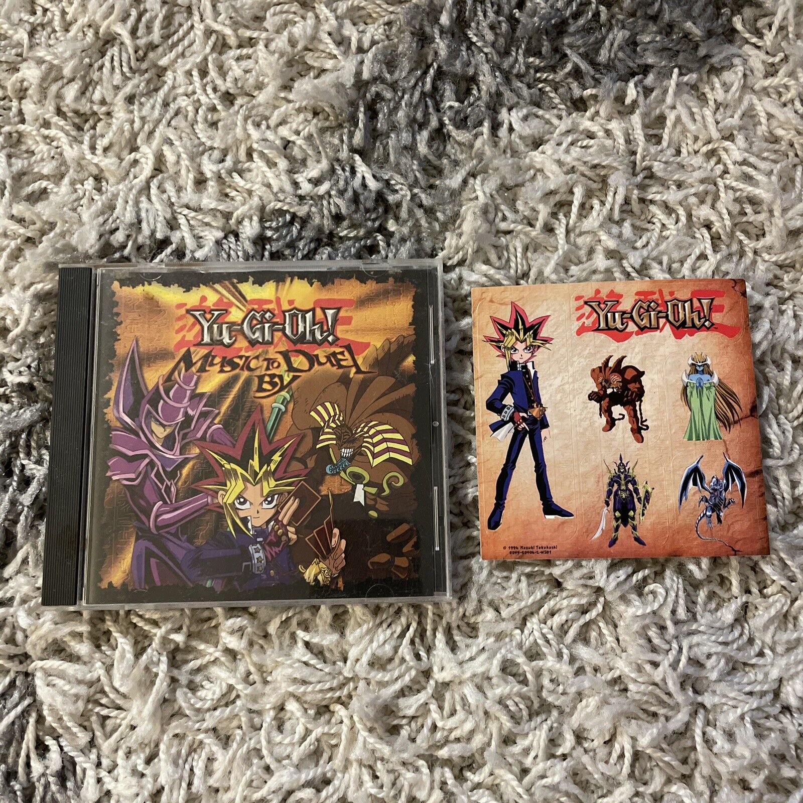Yu-Gi-Oh: Music to Duel By CD Comes With Sticker Sheet Rare