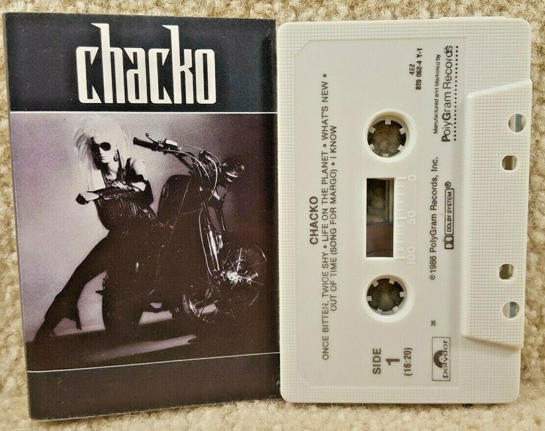Vintage 1986 Cassette Tape Lori Chacko Self Titled Album Polygram Records