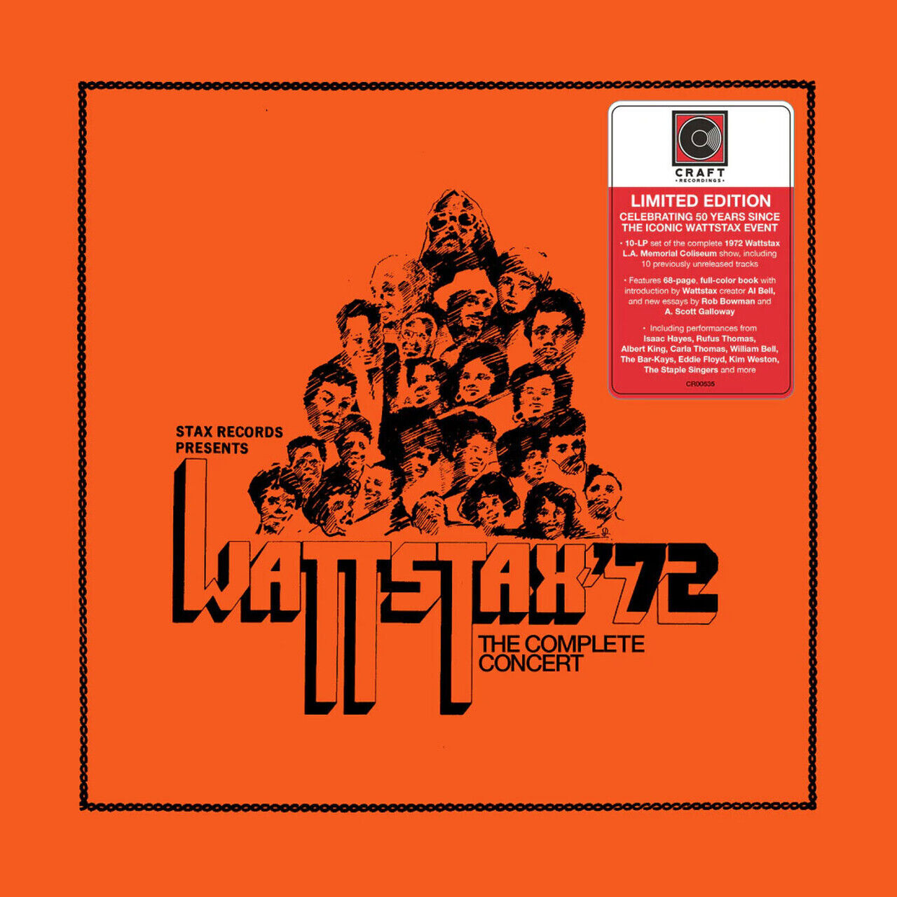 Various Artists Wattstax '72: The Complete Concert (Vinyl) 12
