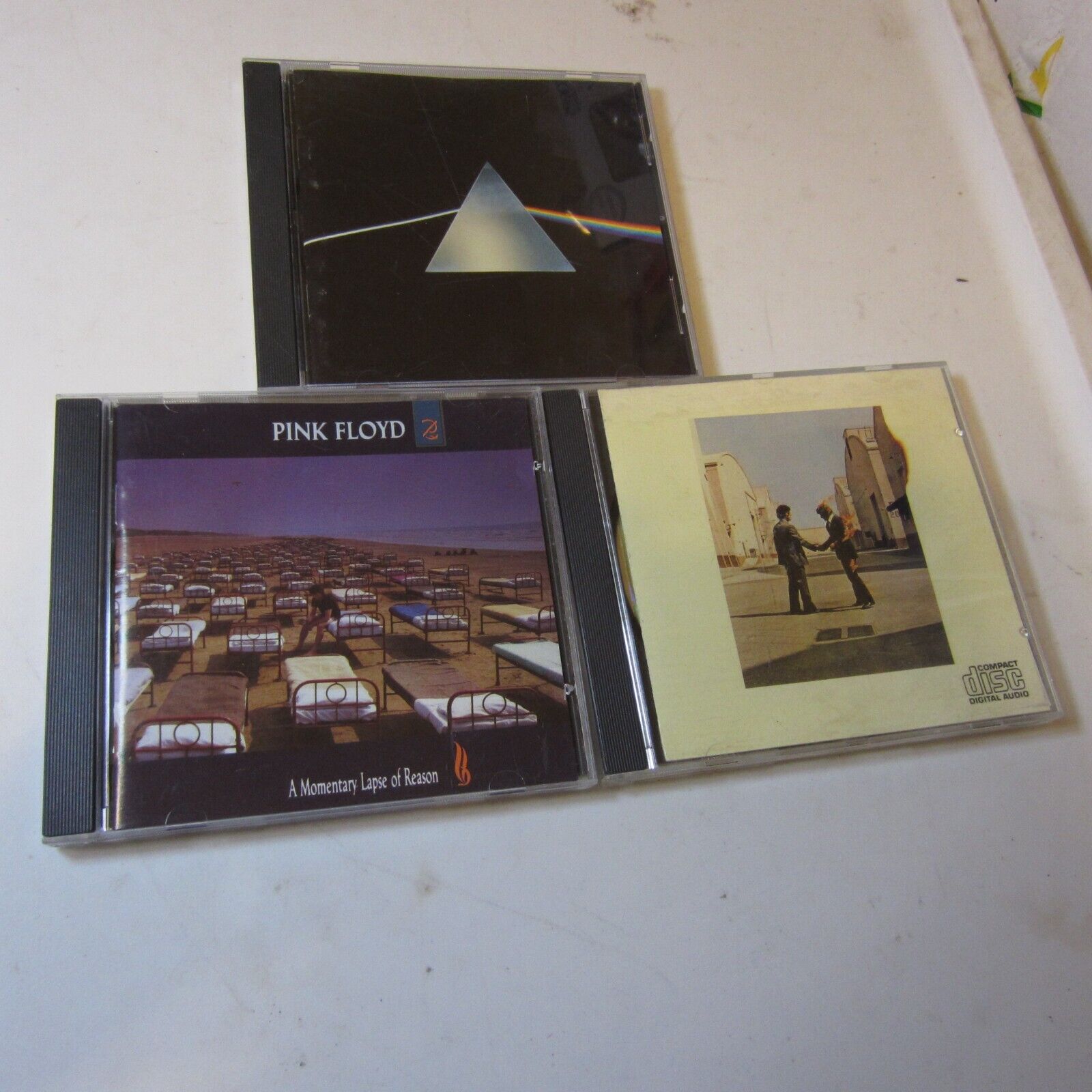 Set/3 PINK FLOYD CDs: Lapse Reason /Dark Side of the Moon/Wish You Were Here