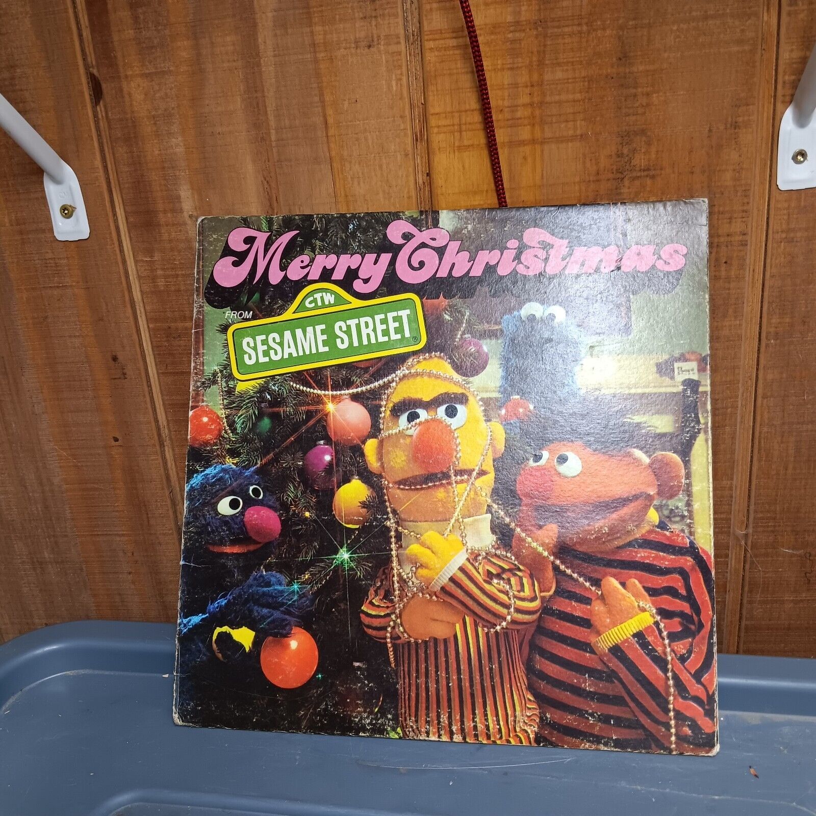 Merry Christmas from Sesame Street 1975 CTW 25516 LP Record