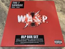 W.A.S.P.  THE SAVAGE 7 8LP 140g Vinyl Box w/ 60pg Book Posters WASP 2nd Edit NEW picture