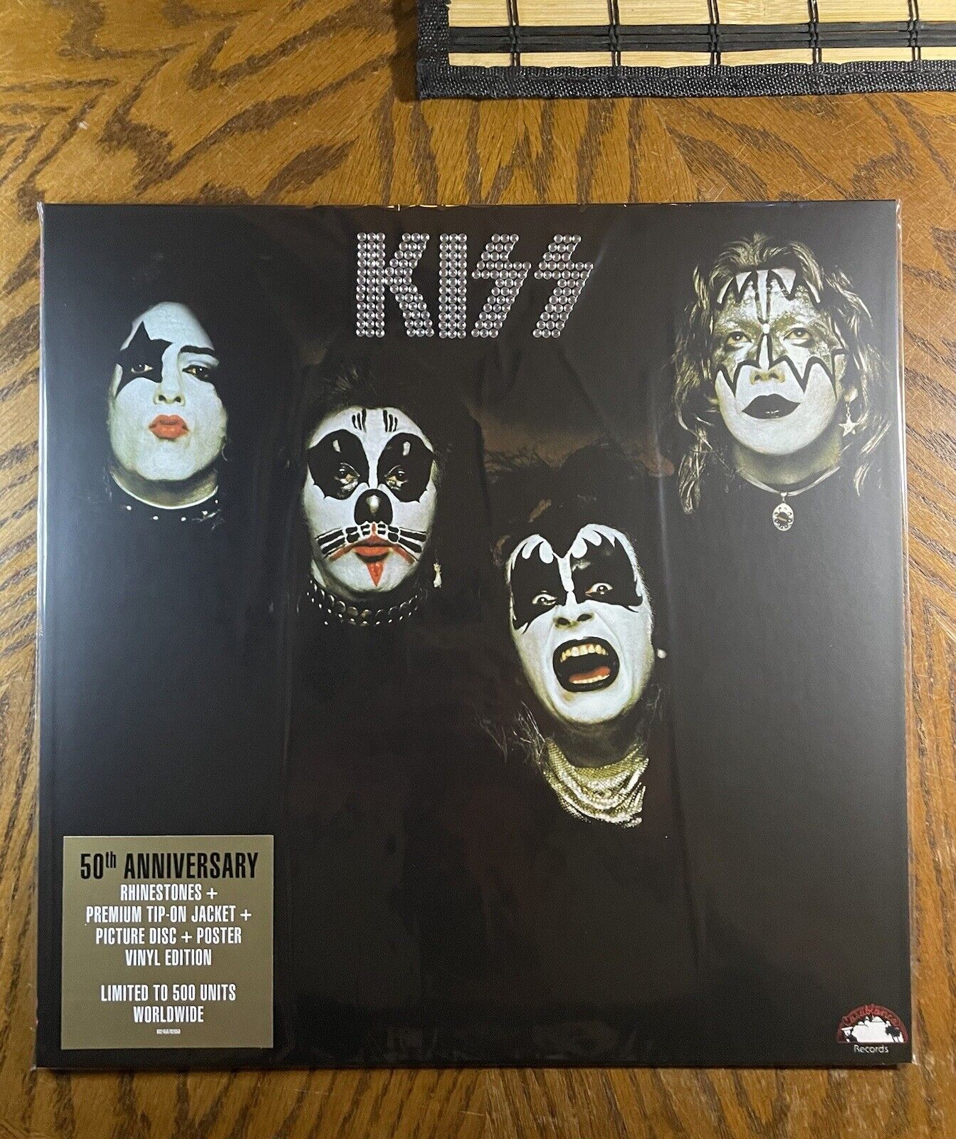 KISS 50th Anniversary 1st Vinyl Picture Disc Debut LE #444 /500 LP +💋Poster