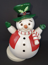 Vintage SCHMID Frosty the Snowman Music Figurine Ceramic Gordon Fraser 1983 picture
