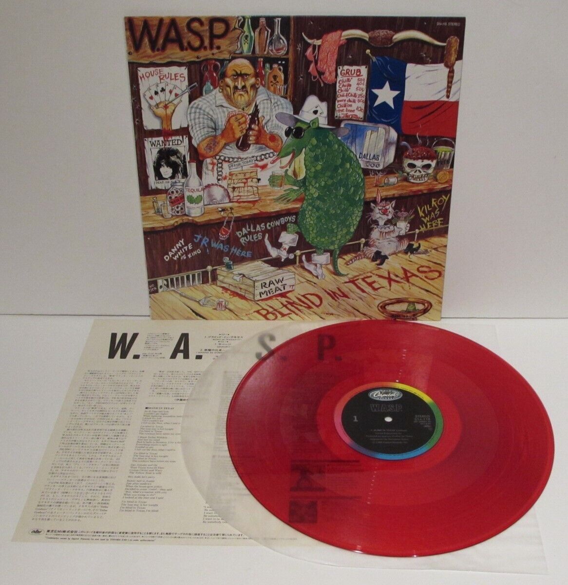 W.A.S.P. Blind In Texas S14-118 Japan Vinyl  S351