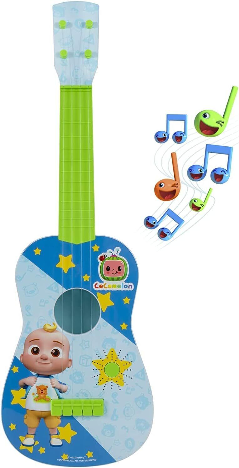 CoComelon Musical Guitar by First Act, 23.5” Kids - Plays Clips of... 