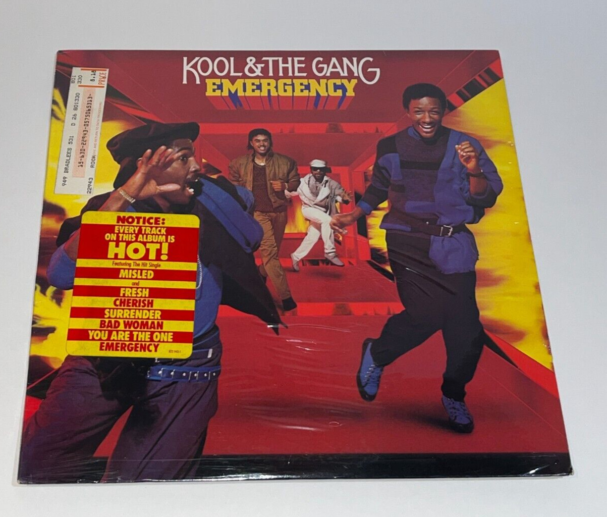 Kool & The Gang Emergency Vinyl LP 1984 De-Lite Records SEALED NOS Funk Disco