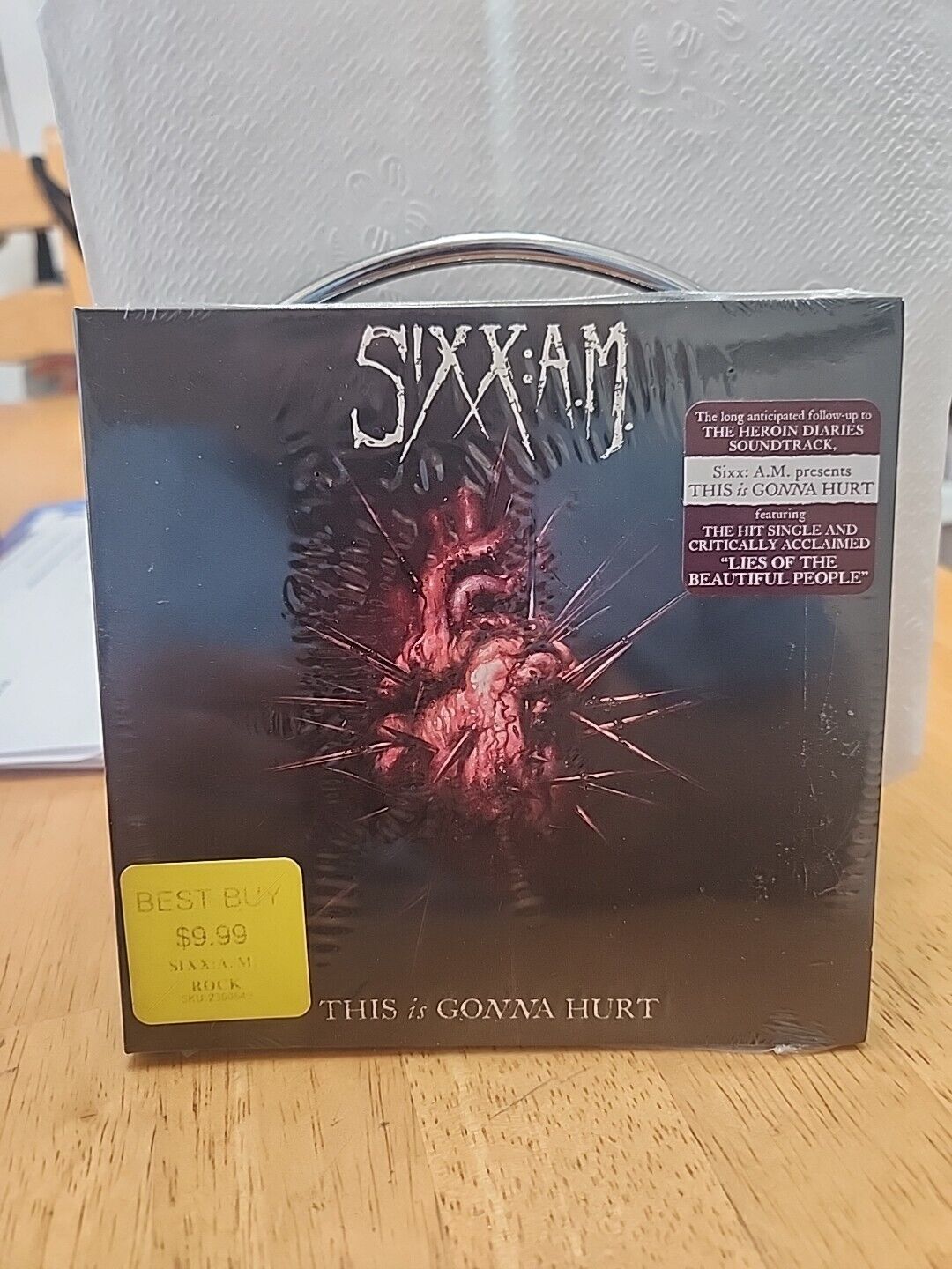 This Is Gonna Hurt [Digipak] Sixx:A.M. (CD, 2011 Nikki Sixx AM Motley Crue) NEW