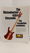 RICKENBACKER 4004 CHEYENNE BASS GUITAR 1998   - 11 X8 - PRINT AD.  a2 picture