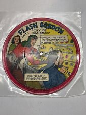 Old Vtg 1948 Flash Gordon Picture Disk City of Sea Caves Colorful Record NY USA picture