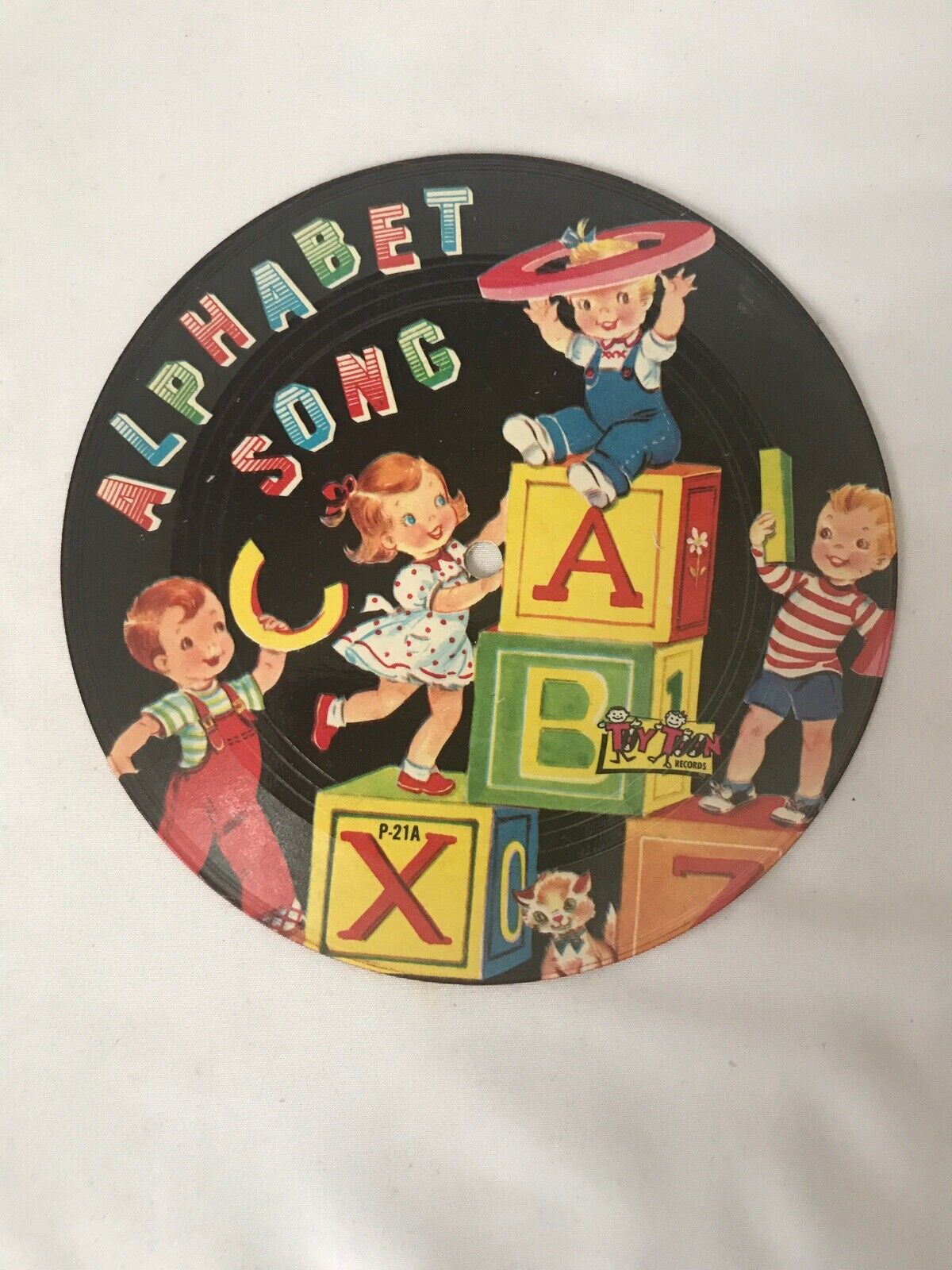 Vintage Toy Toon Records Alphabet/Counting Double Sided.