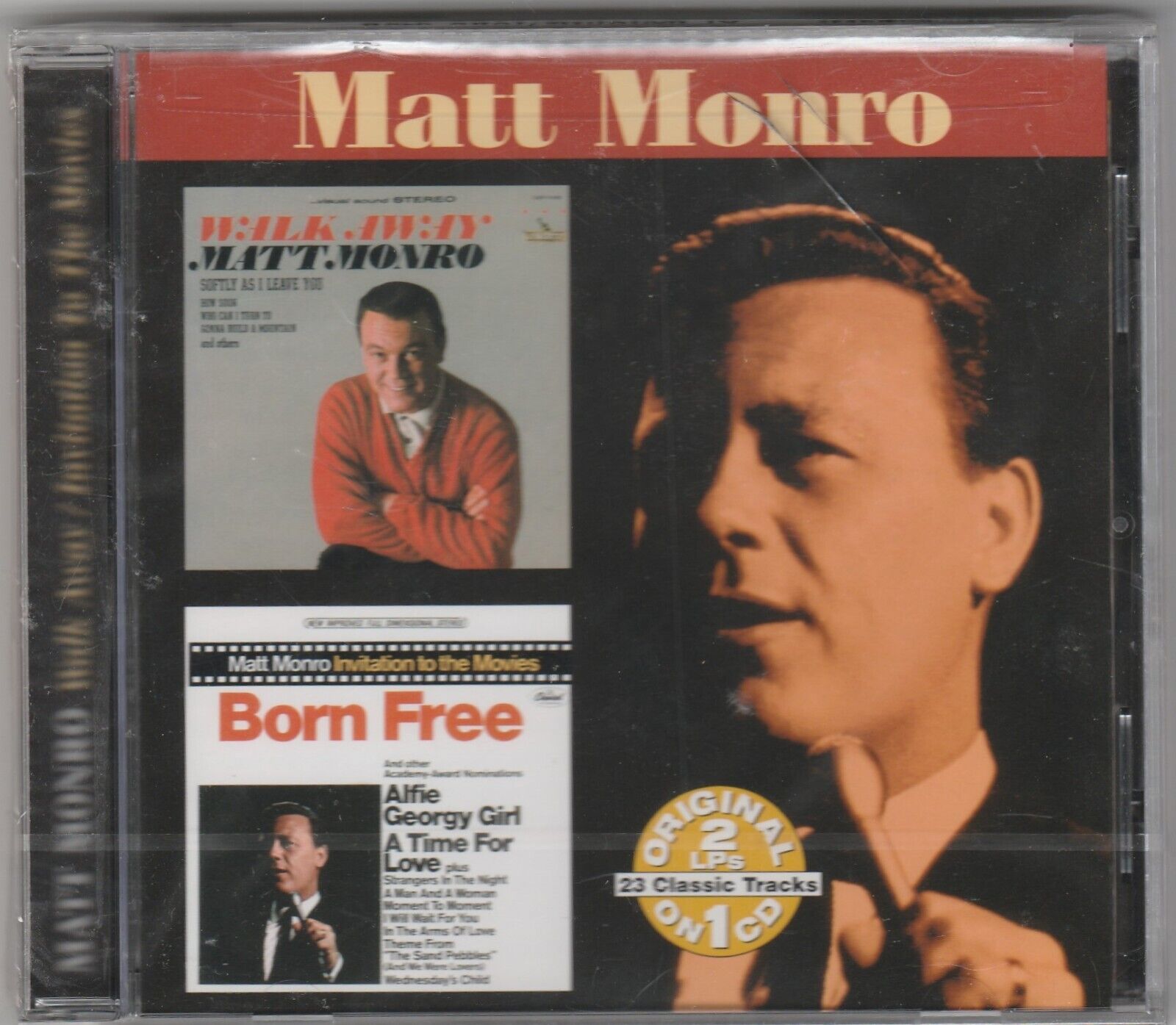 MATT MONRO - Walk Away / Invitation To The Movies - CD BRAND NEW & SEALED