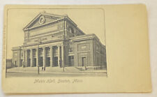 Vintage Postcard, Music Hall, Boston, Massachusetts, undivided back~unposted picture