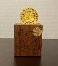 Vintage Toystalgia Wooden Music Box Coin Piggy Bank Neiman Marcus Kids picture