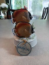 Vintage Music Box George Good Corporation Porcelain Bone China Made In Taiwan  picture